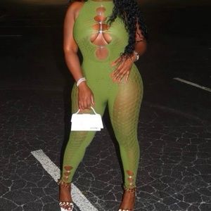 Poster Girl RHINESTONED JANICE Jumpsuit